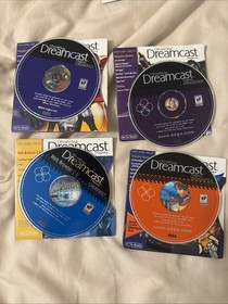 Official Sega Dreamcast Magazine Demo Disc Lot Of 4 Sleeves And Discs ALL TESTED
