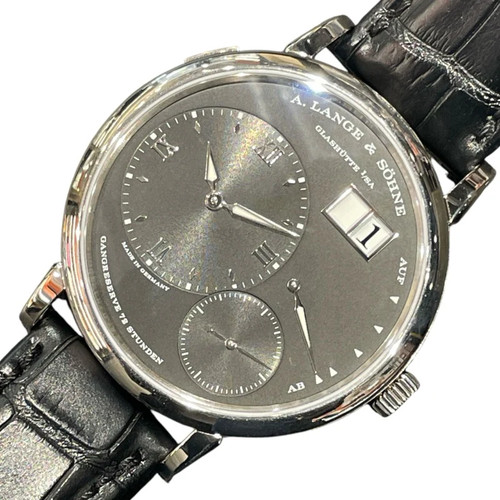 A.LANGE&SOHNE 1 117.028-LS1173AD 41mm White Gold Black Watch OKW1424