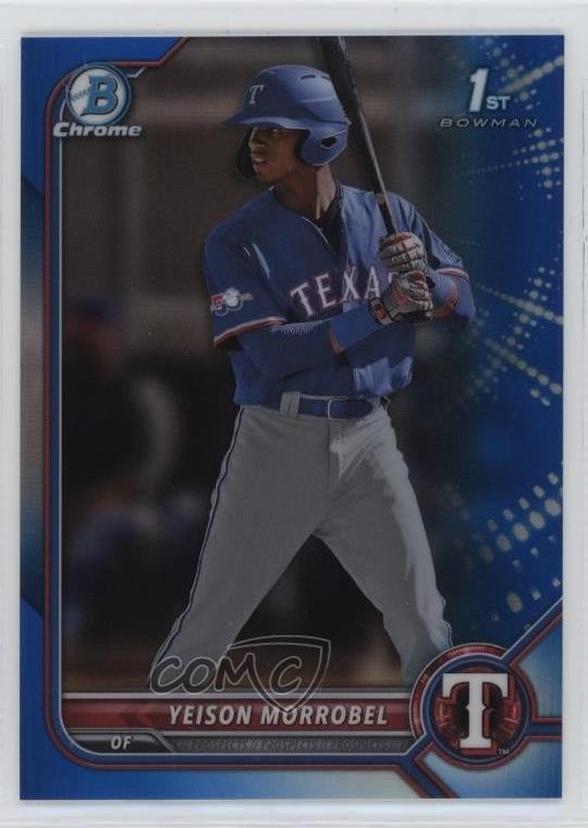 2022 Bowman Chrome Prospects Blue Refractor /150 Yeison Morrobel #BCP-200 1i5c