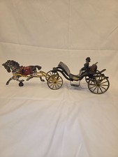 Pratt  Letchworth Cast Iron Phaeton Horse Drawn Toy