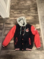Vintage Rare MLB Cleveland Indians Jacket Mens Small