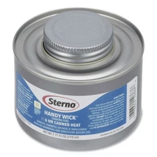 Sterno 10368 6 Hour Burn 7.11 oz Methanol Handy Wick Chafing Fuel (24/CT) New