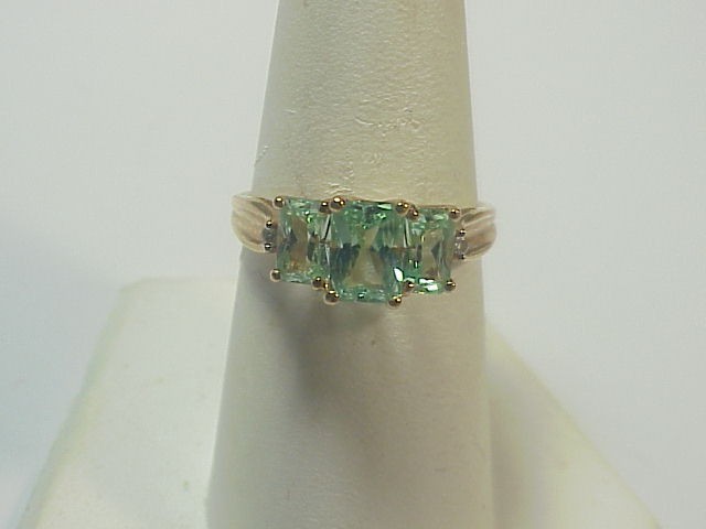 Ladies Gemstone Ring 10k Gold