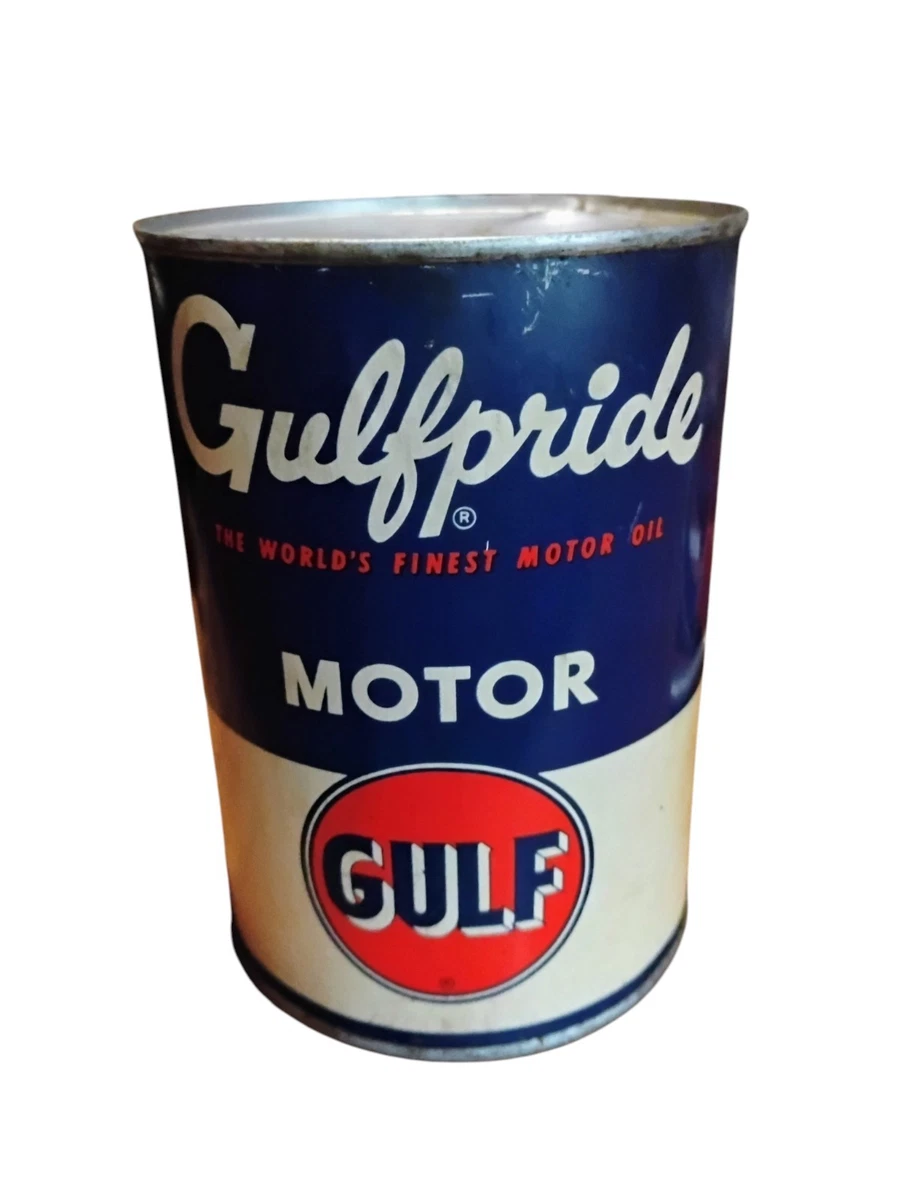 Gulf In Collectible Gas & Oil Advertising Cans And Buckets for