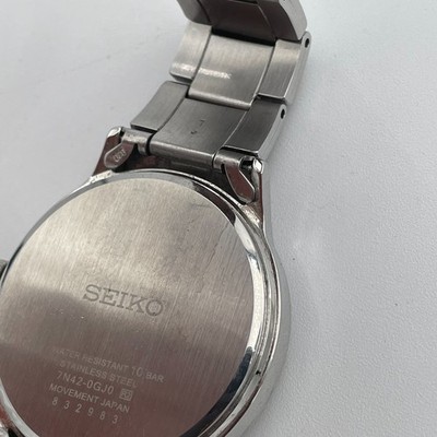 Seiko Watch 7n42-0gj0 Stainless Steel | eBay