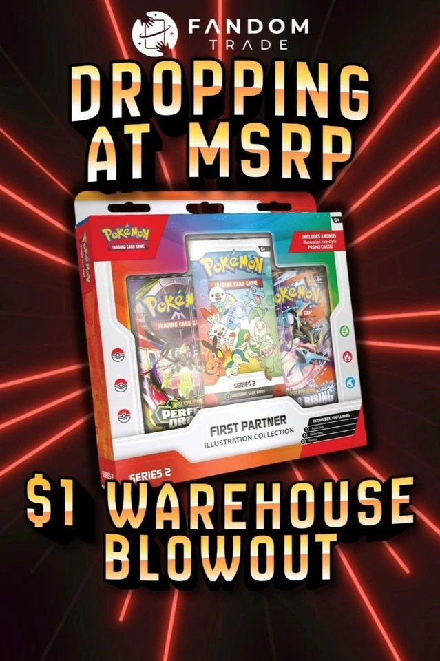 🚨FIRST PARTNER SERIES 2 FOR MSRP🚨$1 START WAREHOUSE BLOWOUT SALE!🚨