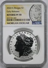 2024-S $1 Morgan Dollar $1 NGC Early Releases Reverse PF 70