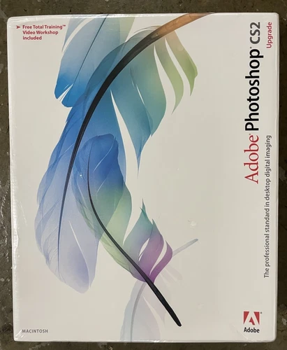 Official Adobe Photoshop CS2 Upgrade for Macintosh Mac - New! Factory Sealed!