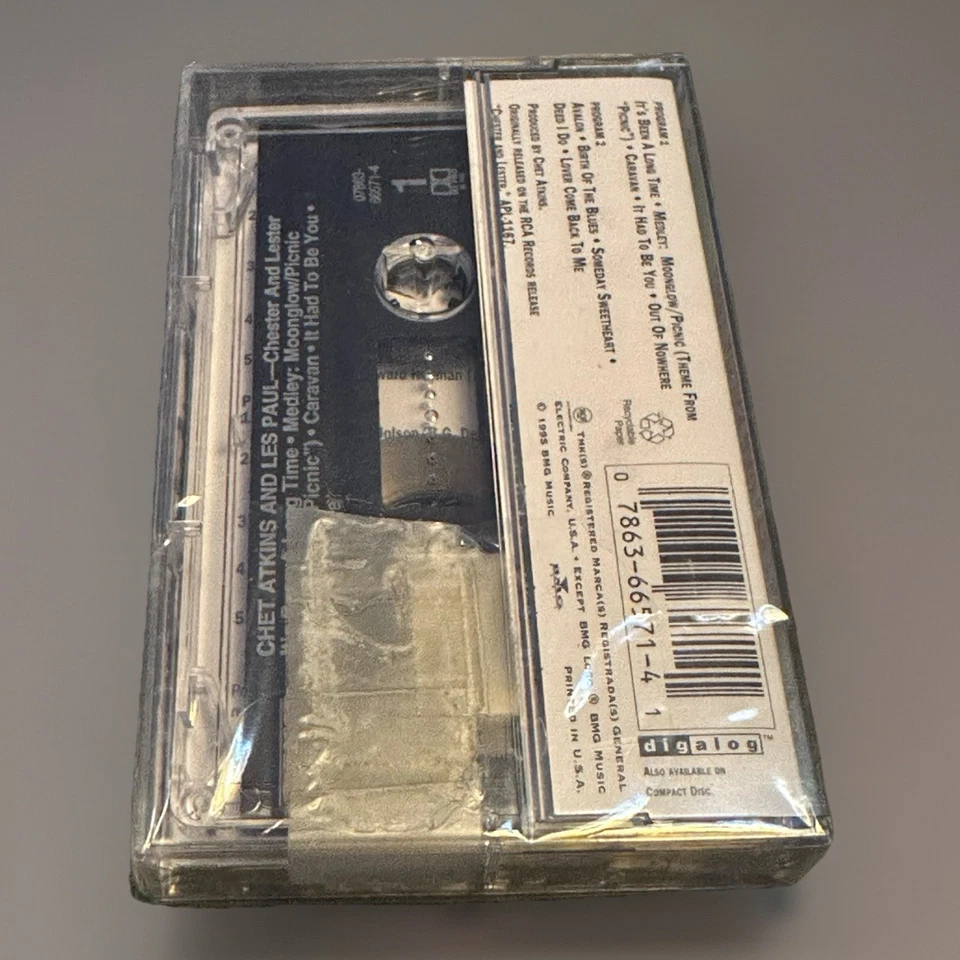 Chet Atkins And Les Paul - Cassette ✨New Sealed✨ - Image 3 of 3