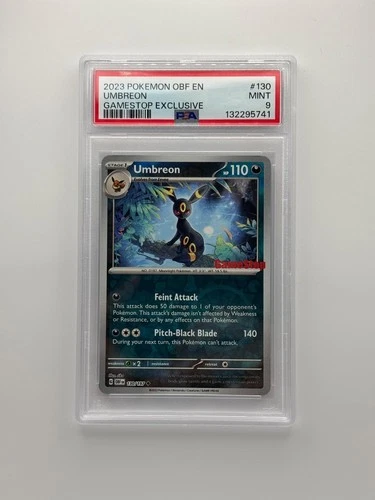 PSA 9 - MINT - Umbreon - (GameStop Exclusive) - 130/197 Promo