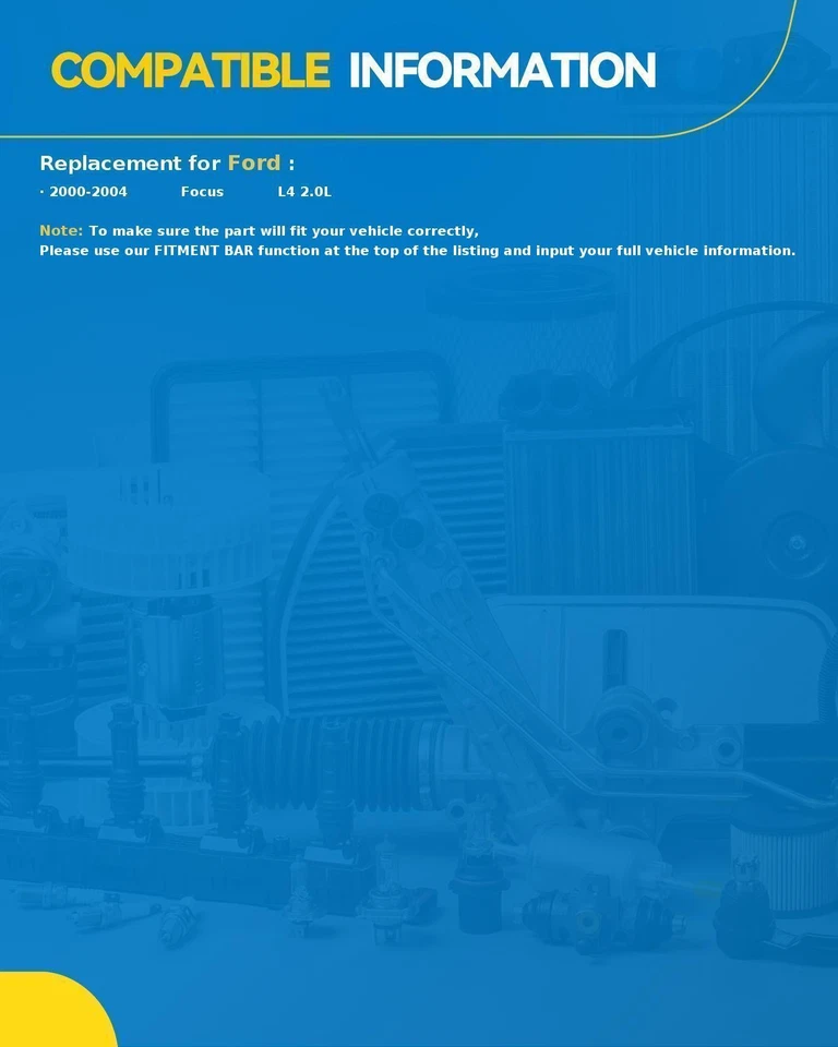 PHILTOP New Starter For Ford Focus 2.0L 2000 2001 2002 2003 2004 98AB11000EC  Foto 2 de 4