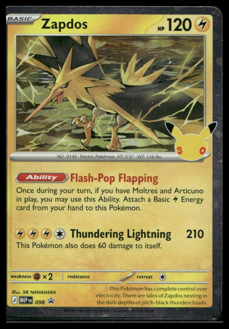 ME: Mega Evolution Promo #098 Zapdos