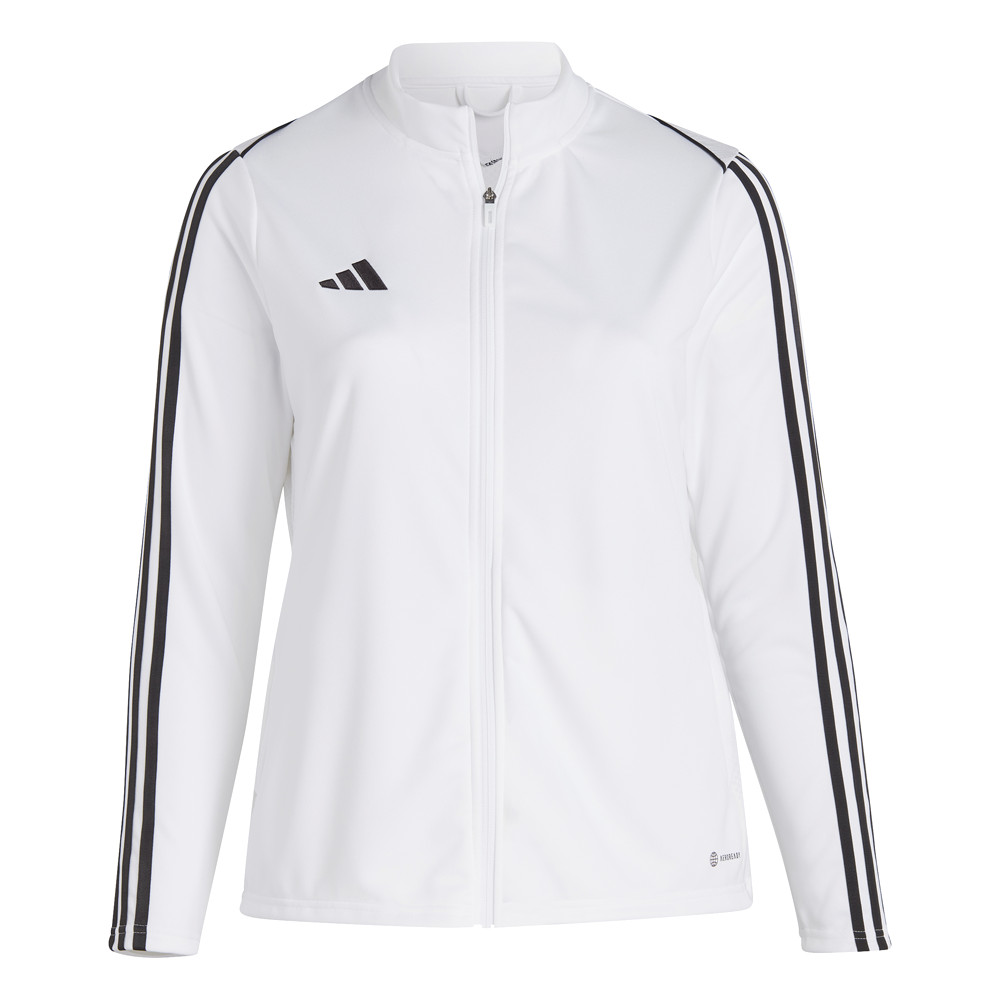 adidas Tiro23 League Full Zip Track Jacket Plus Womens White Casual Athletic Out