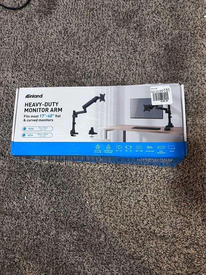 内陆单屏超薄重型机械弹簧监视臂 — 第 4/4 张图片