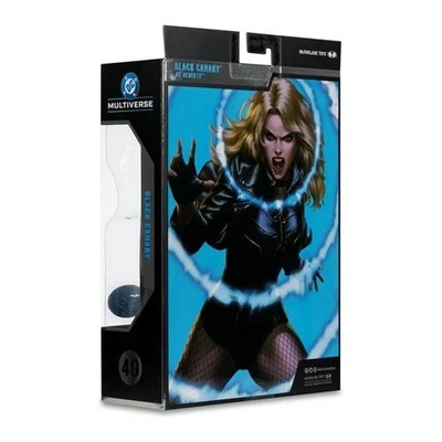 McFarlane DC Multiverse Black Canary Platinum Chase #54 Collector