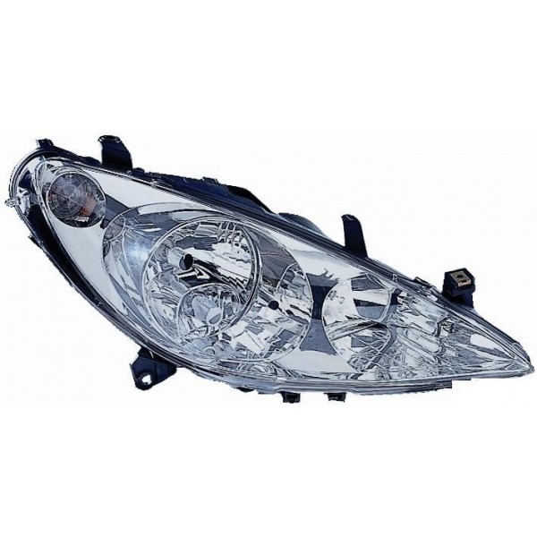 Scheinwerfer Links FüR Peugeot 307 2001 Al 2005 Mit Nebelscheinwerfer OEM 6204Z2-image