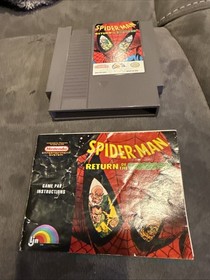 Spider-Man Return Of The Sinister Six Cartucho de Juego y Manual Juego Nintendo Nes