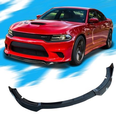 Dodge Charger SRT V2 Style Bumper Lip Splitter 2015-2023 Carbon Fiber Style