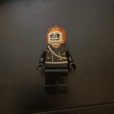 Lego Ghost Rider Minifigure Marvel RETIRED Hard To Find Spider-Man Set 76058
