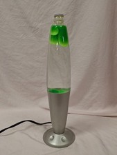 Vintage Lipan Green LAMP Retro Rocket Motion Lava Light LP-20 B WORKS