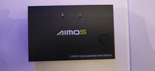 AIMOS KVM Switch 4-Port USB/HDMI mit externem Umschalter