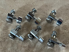 1990s Fender American Deluxe chrome guitar locking tuners Stratocaster