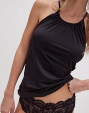 Fred People Ladies Back Stage Pass Top Black Size Large