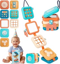 Busy Board for 1 Year Old, Montessori Toys 1 2 Old Boy Girl Color 1