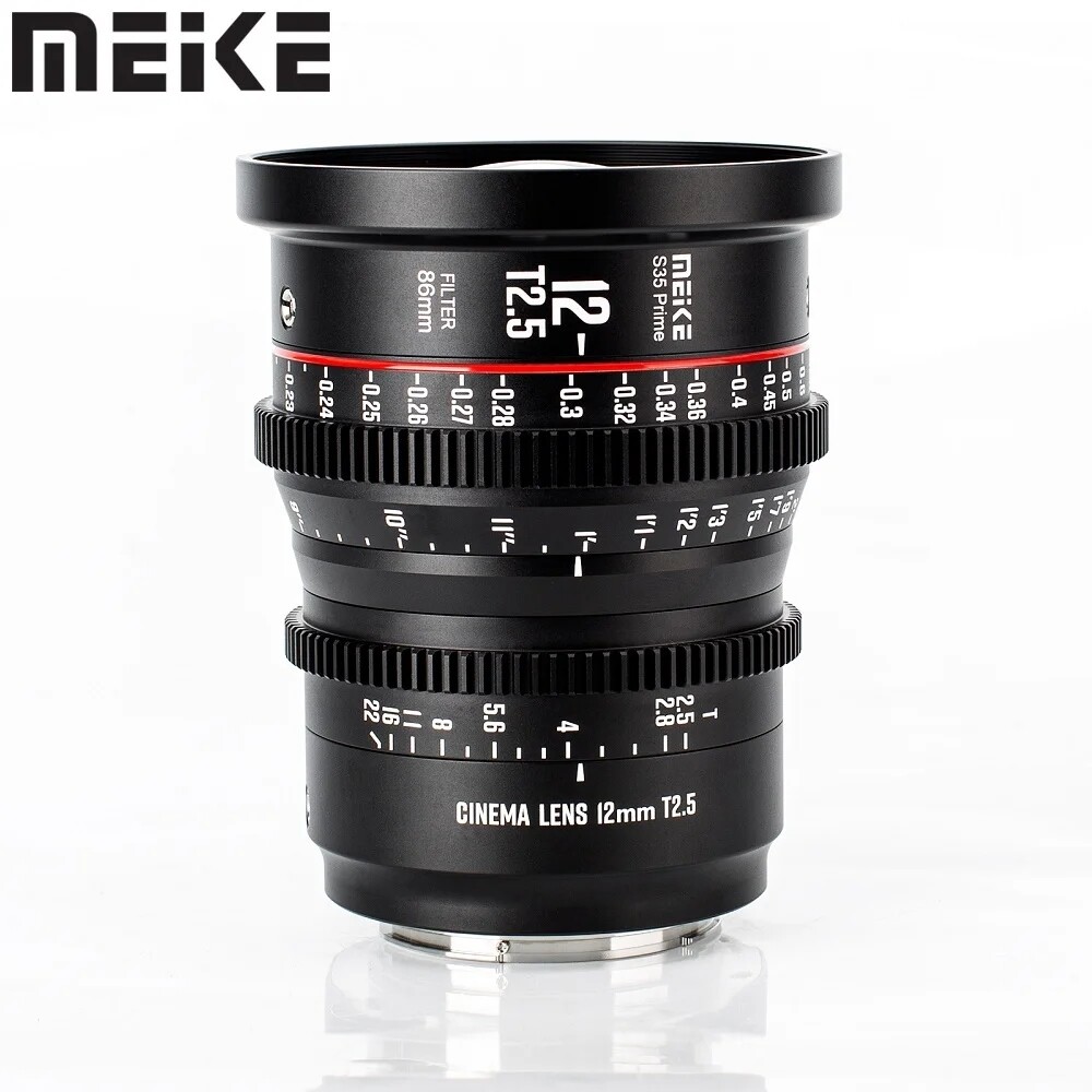 Meike S35 Prime Frame 12mm T2.5 Cine Lens for Canon EF/PL-Mount