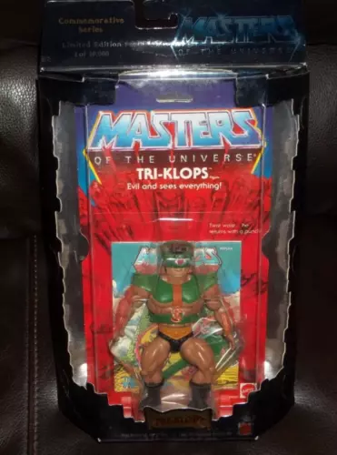 MASTERS OF THE UNIVERSE MOTU COMMEMORATIVE 2000 REISSUE TRI-KLOPS FIGURE