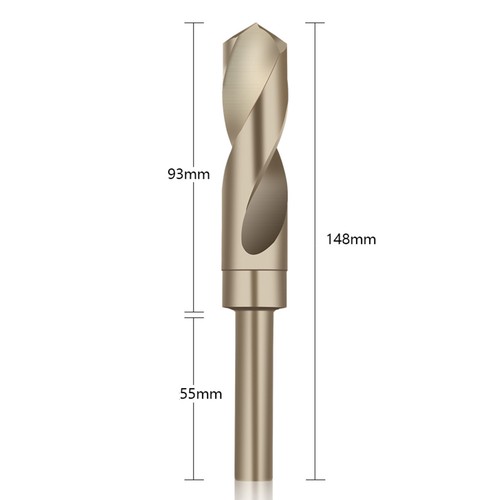 12-40mm HSS Cobalt Blacksmith Bohrer 1/2" Reduzierter Schaft Für Edelstahl Holz - Bild 33 von 53