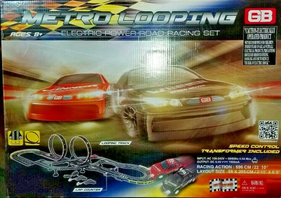 golden bright electric race track