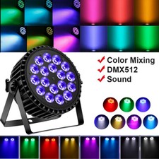 200W 18LED RGBW Par Light DMX Beam Strobe Stage Lighting Spot DJ Disco Bar Party