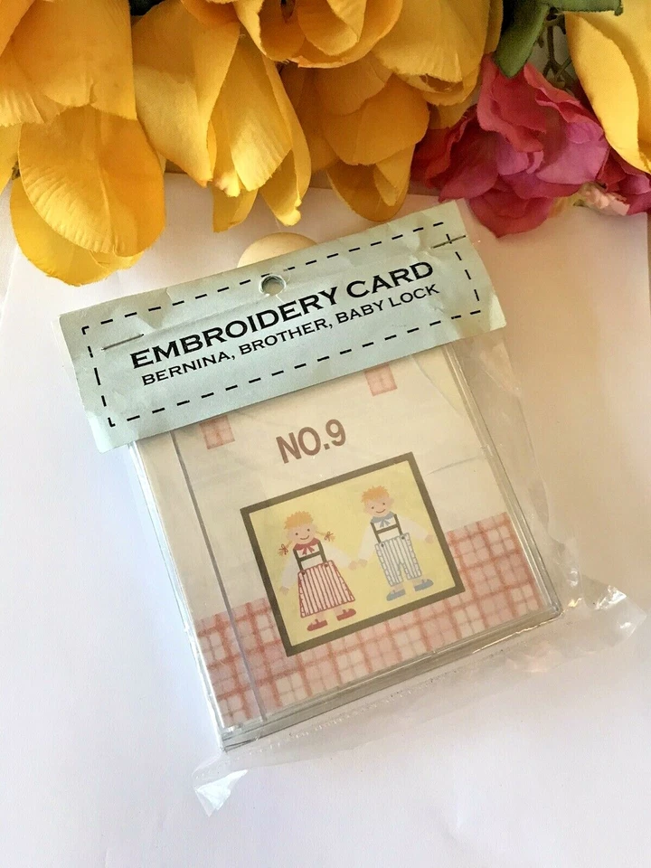 NEW! Embroidery Card No.9-BERNINA,BROTHER,BABY LOCK-Home & Flowers-ORIG $85.00  - Image 3 of 3
