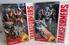 Transformers Age Of Extinction Voyager Class GRIMLOCK & GALVATRON 2 LOT US