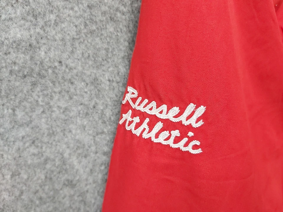 Russelll Athletic Medium Waist 30-32 Inches Mens Red White Striped Sports Shorts - Image 2 of 4