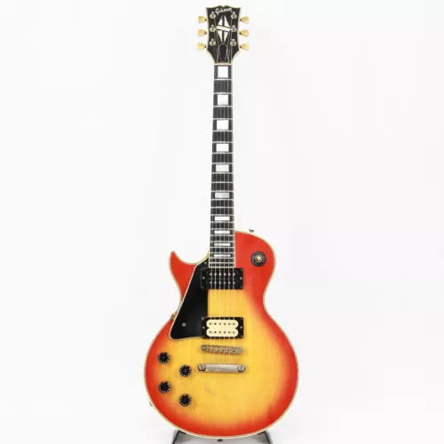 Gibson 1976 Les Paul Custom Lefty Cherry Sunburst Gold Hardware USA Vintage MOD