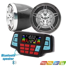 12V Radio Motor Bluetooth Speaker FM Stereo Amplifier Music Player Anti-theft
