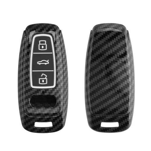 Protection clé de voiture pour Audi A6 A7 A8 Q7 Q8 Keyless 3-Bouton