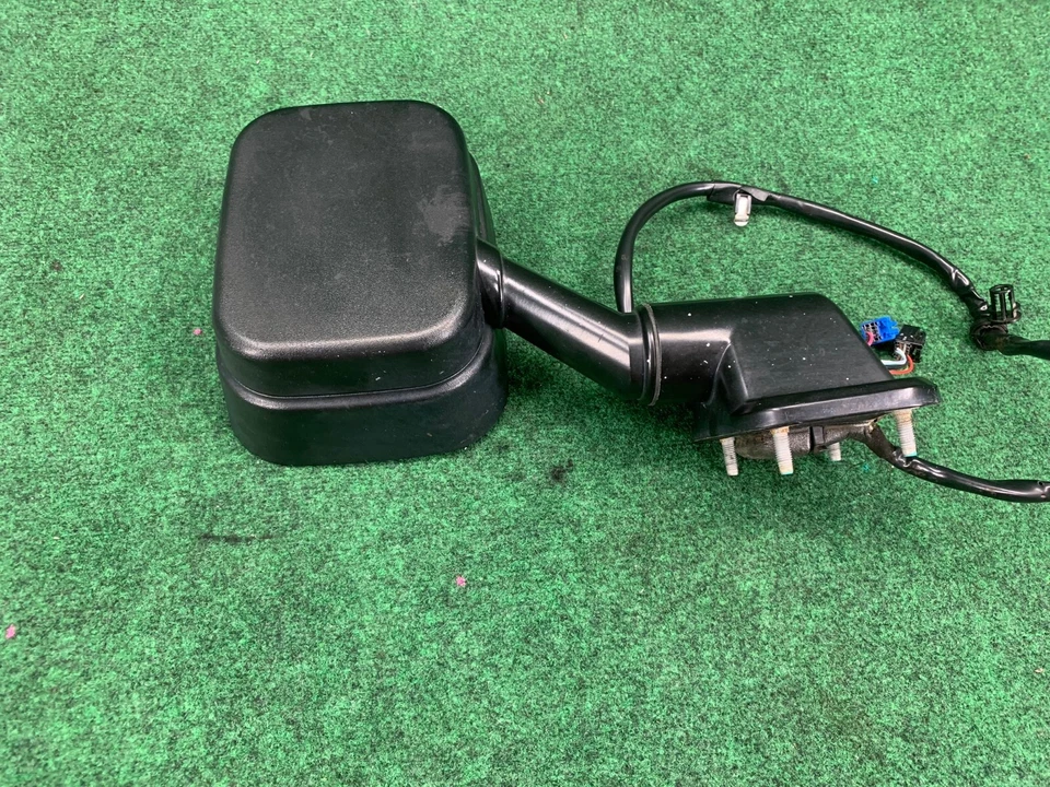 Espejo retrovisor de puerta Hummer H2 2003-2007 tapa negra lado del conductor izquierdo motorizado por la derecha OEM Foto 3 de 4