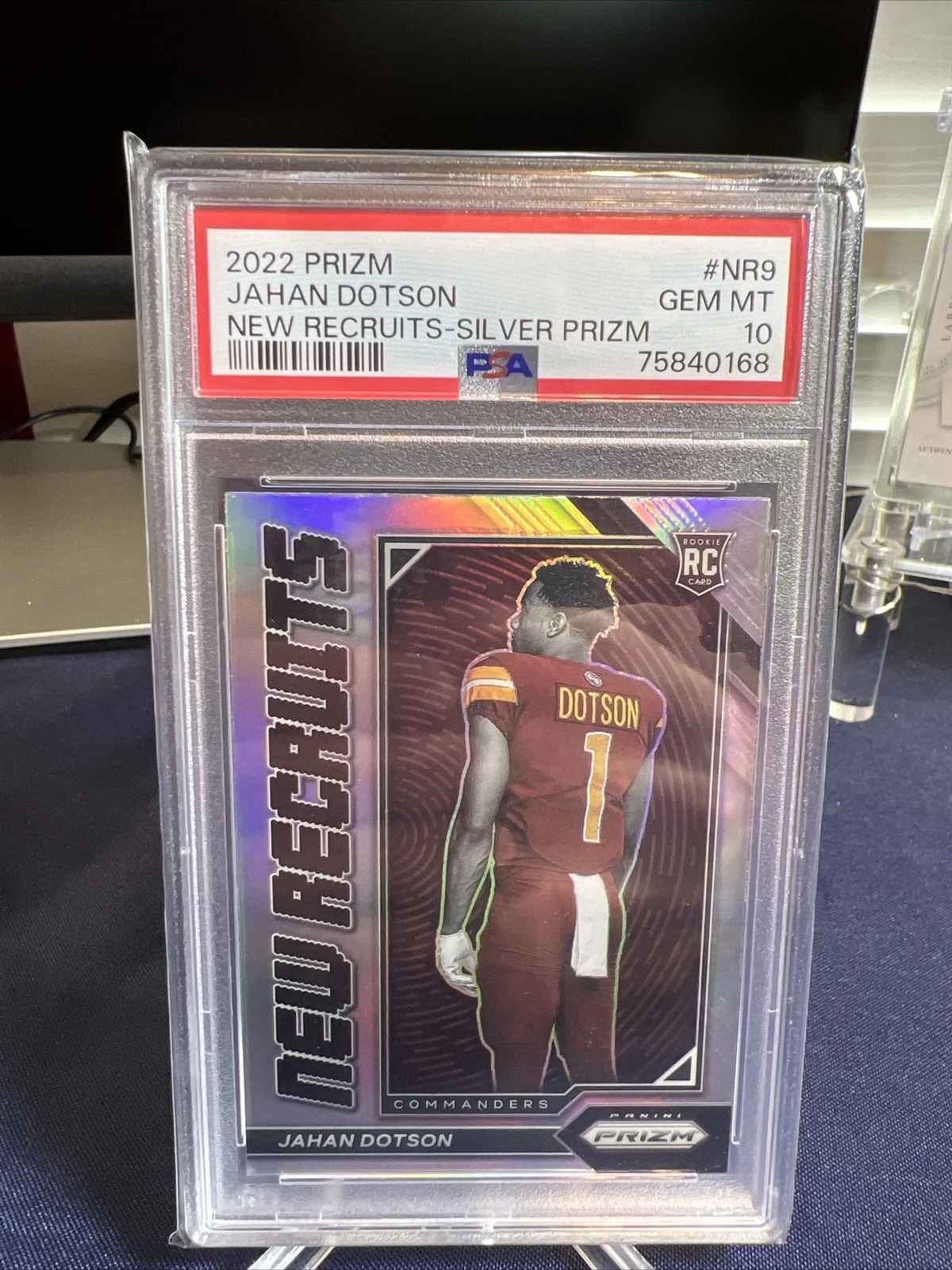 Jahan Dotson Panini Prizm New Recruits #NR9 Silver Prizm