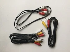 RCA Audio Cord Red White Yellow Cables 3.5 mm Jack Adaptor