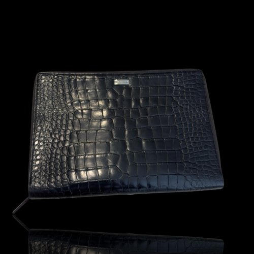MONTBLANC *MST* A4 Kroko Leder Mappe Laptop iPad Tasche 38x27x3 cm NP:1390€ -123 - Bild 8 von 13