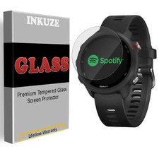 INKUZE Tempered Glass Screen Protector Guard Shield For Garmin Forerunner 45S