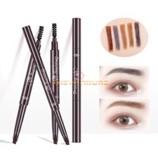 1PC Rotating Eyebrow Pencil With Brush Waterproof Long Lasting Eyeliner 5 Colors