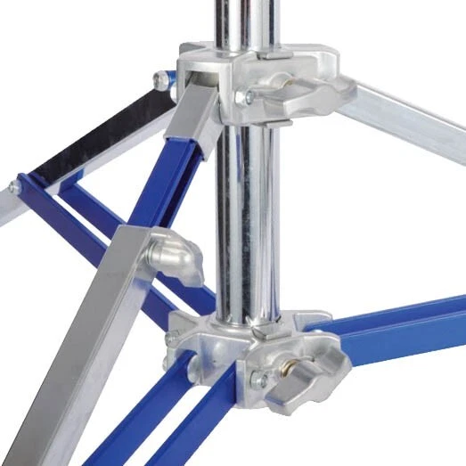 210cm Dual-Riser Stainless Steel Junior-Pin Combo Stand with Levelling Leg - Image 3 of 4