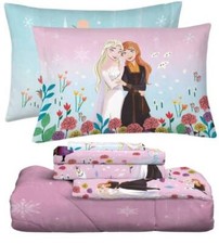 Disney Frozen "Enchanted Spirits" Kids Reversible Bed Set-W10929475515
