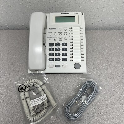 Panasonic Phone KX-T7736 KXT7736 KXT-7736 Refurbished White Telephone ...