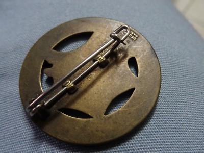 Rare grande broche Rotary International Fellowship Golf France