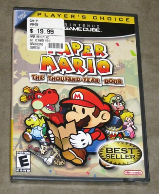 New & Sealed Paper Mario: The Thousand-Year Door (GameCube, 2004) Players Choice